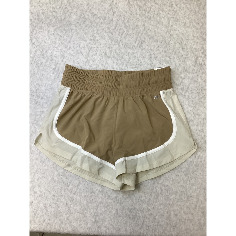 DSG Stride High-Rise Shorts Womens XS Warm Stone Light Cream Athletic Running